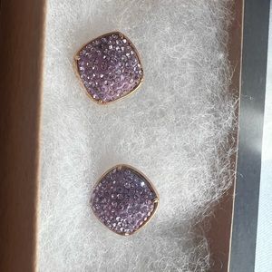Kate spade purple gumdrop earrings